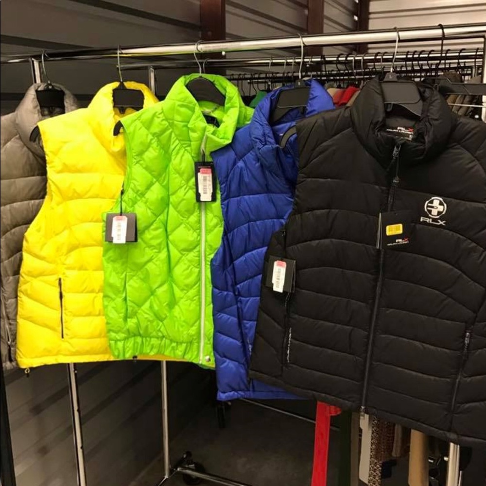 Silver/Gray Ralph Lauren Down Filled Vest
